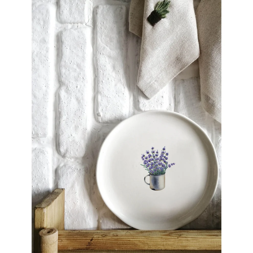 Fusska Handmade Ceramics - Lavanta Tabak - V