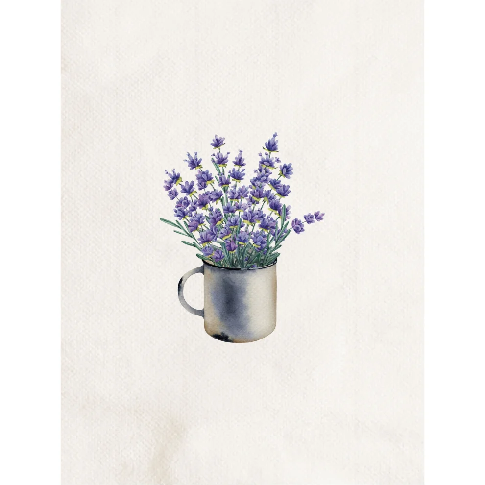 Fusska Handmade Ceramics - Lavender Plate - V