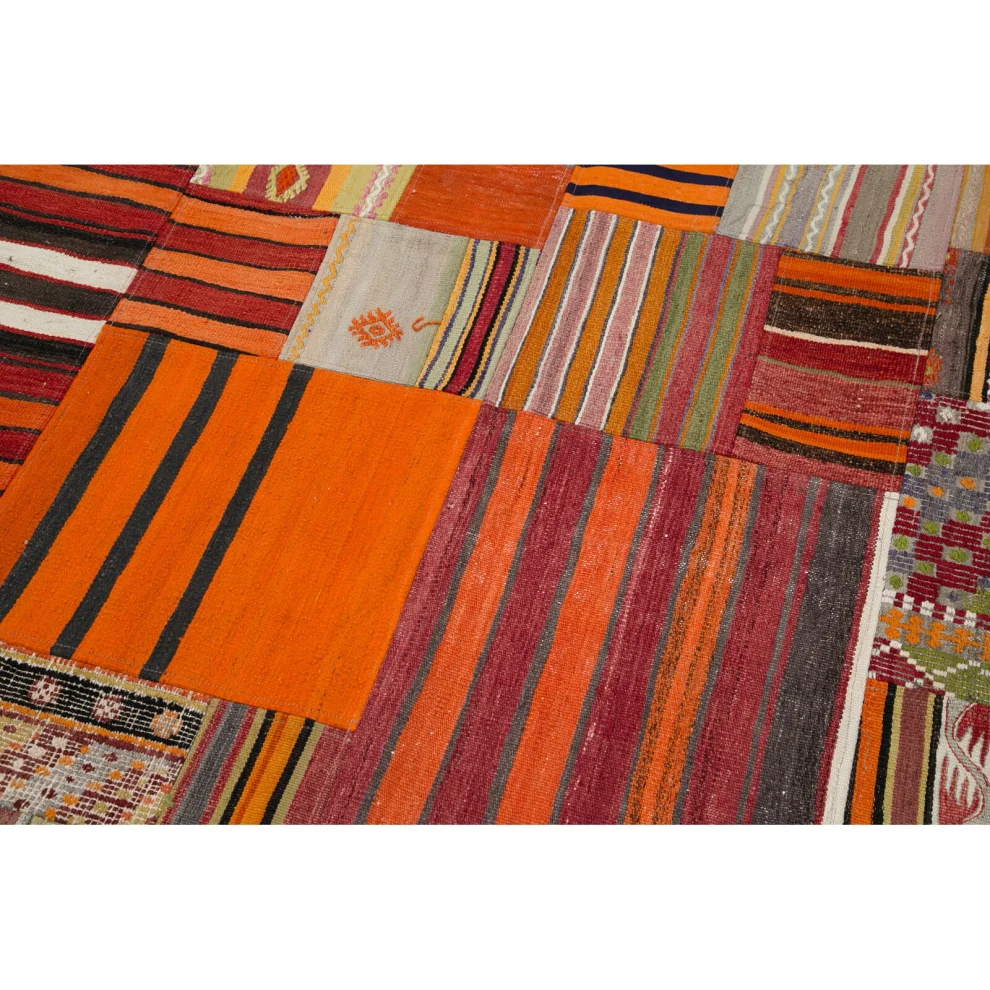 Rug N Carpet - Tracey Handmade Anatolian Kilim Patchwork Rug