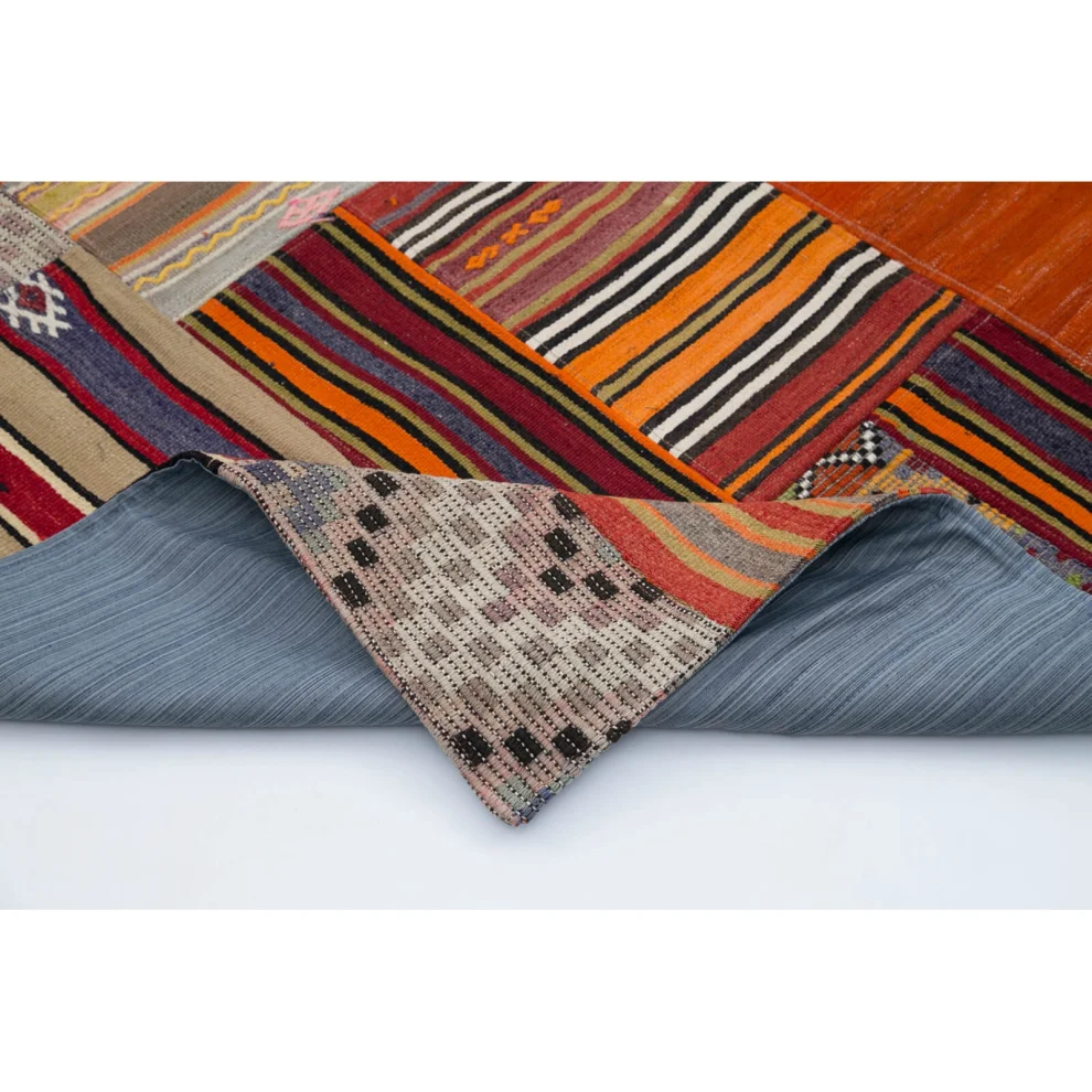 Rug N Carpet - Tracy Handmade Anatolian Kilim Patchwork Rug