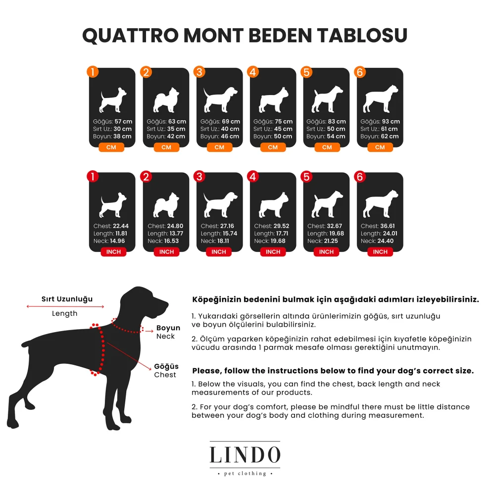 Lindodogs - Quattro Nebula İçi Polarlı Köpek Yağmurluğu