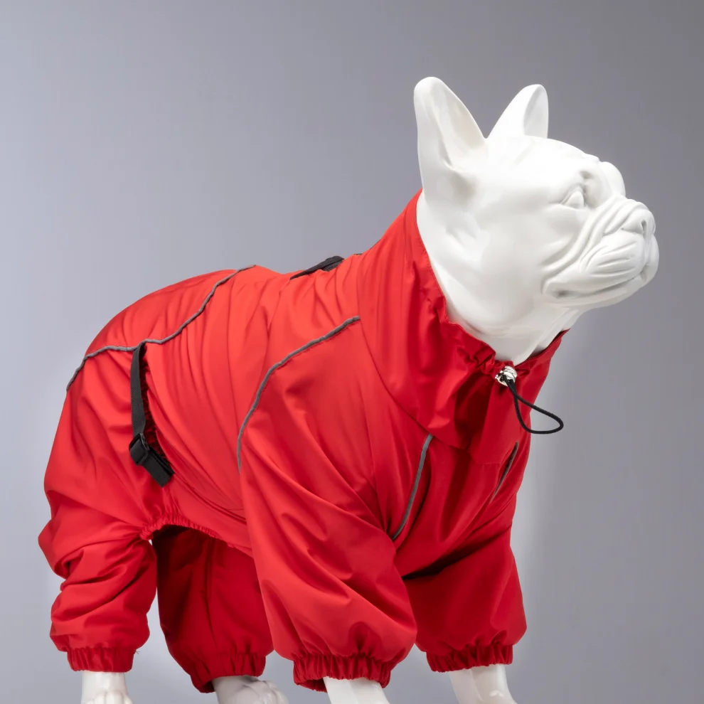 Lindodogs - Quattro Nova İçi Polarlı Köpek Yağmurluğu