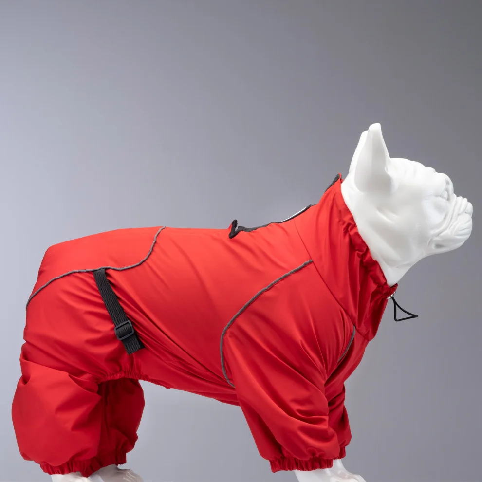 Lindodogs - Quattro Nova İçi Polarlı Köpek Yağmurluğu
