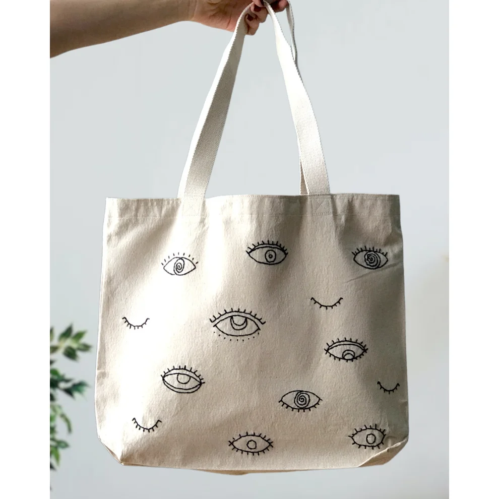 Bael İstanbul - Eyes Large Tote Bag