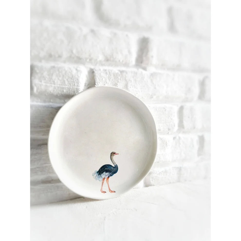 Fusska Handmade Ceramics - Animal Plate - Il