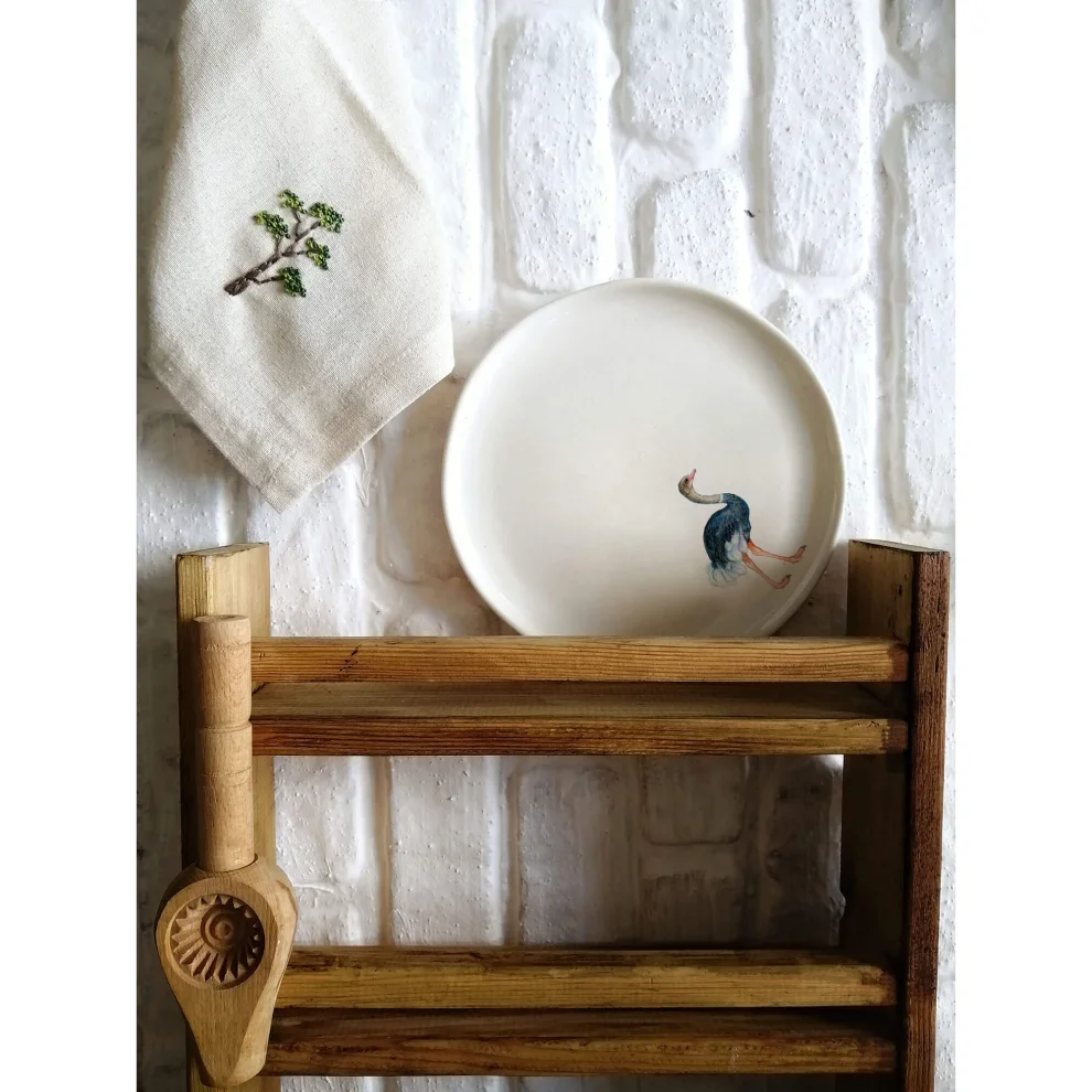 Fusska Handmade Ceramics - Animal Plate - Il