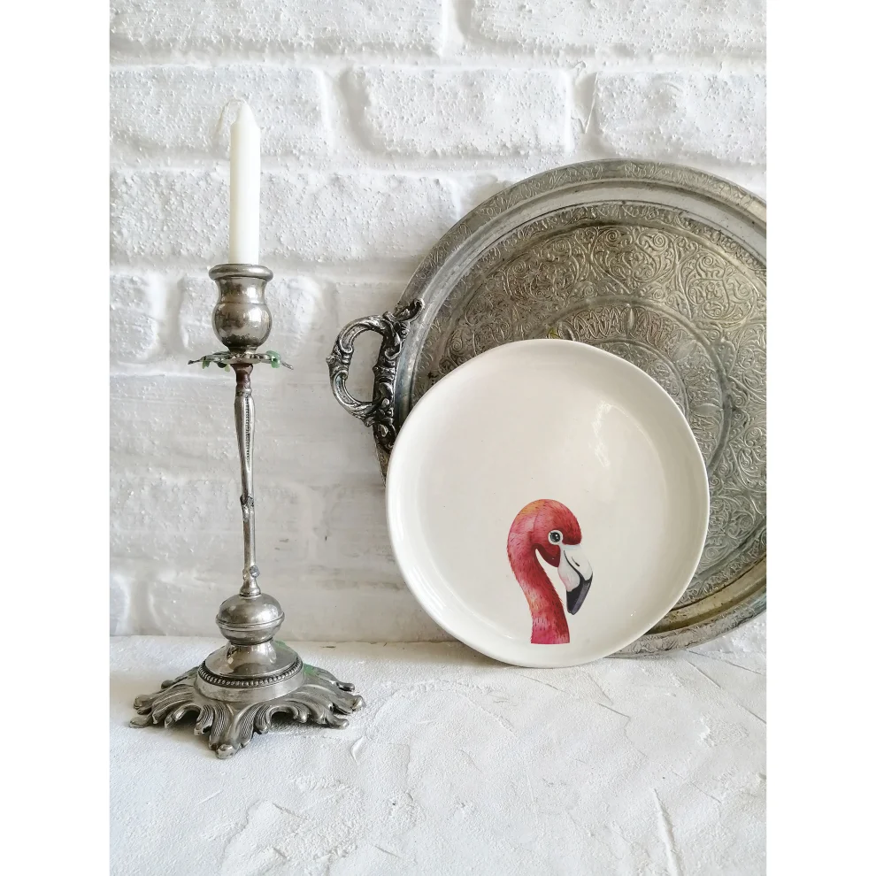 Fusska Handmade Ceramics - Animal Plate - Ill