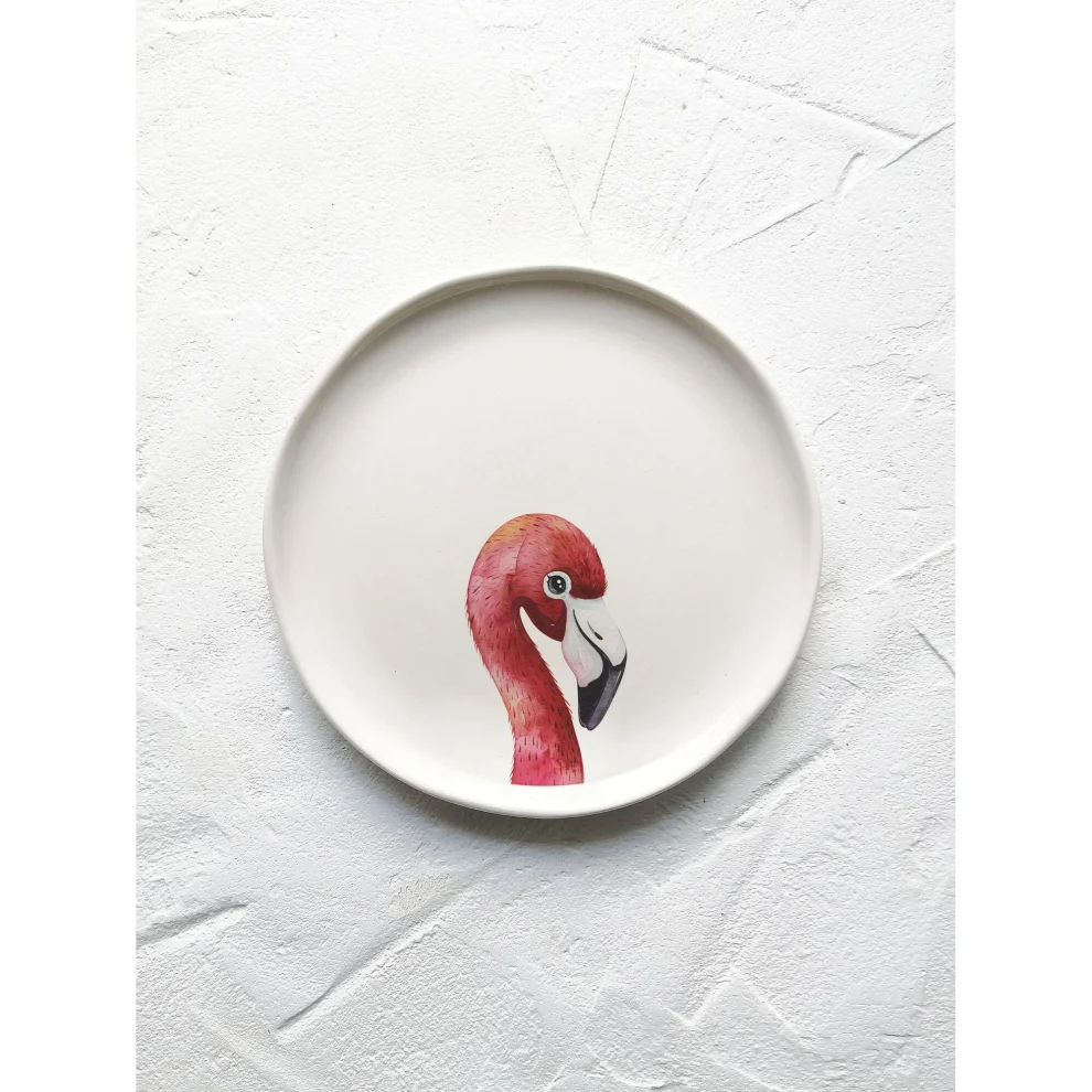 Fusska Handmade Ceramics - Animal Plate - Ill