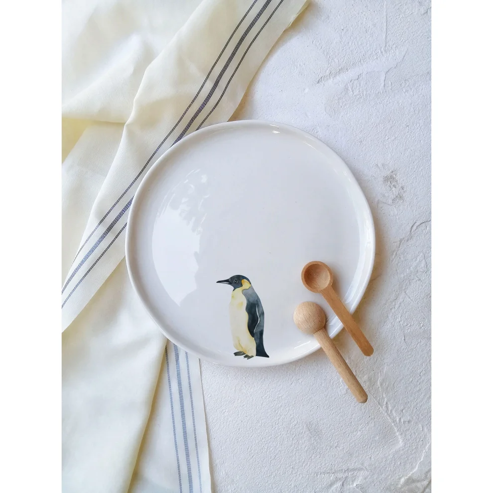 Fusska Handmade Ceramics - Animal Plate - V