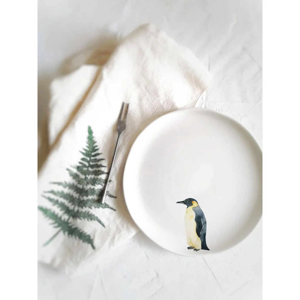 Fusska Handmade Ceramics - Animal Plate - V