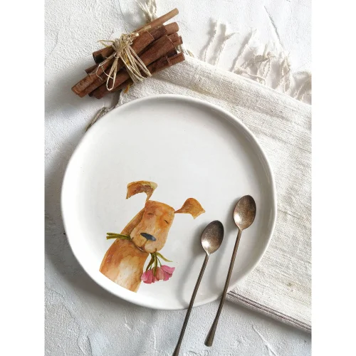 Fusska Handmade Ceramics - Animal Plate - Vl