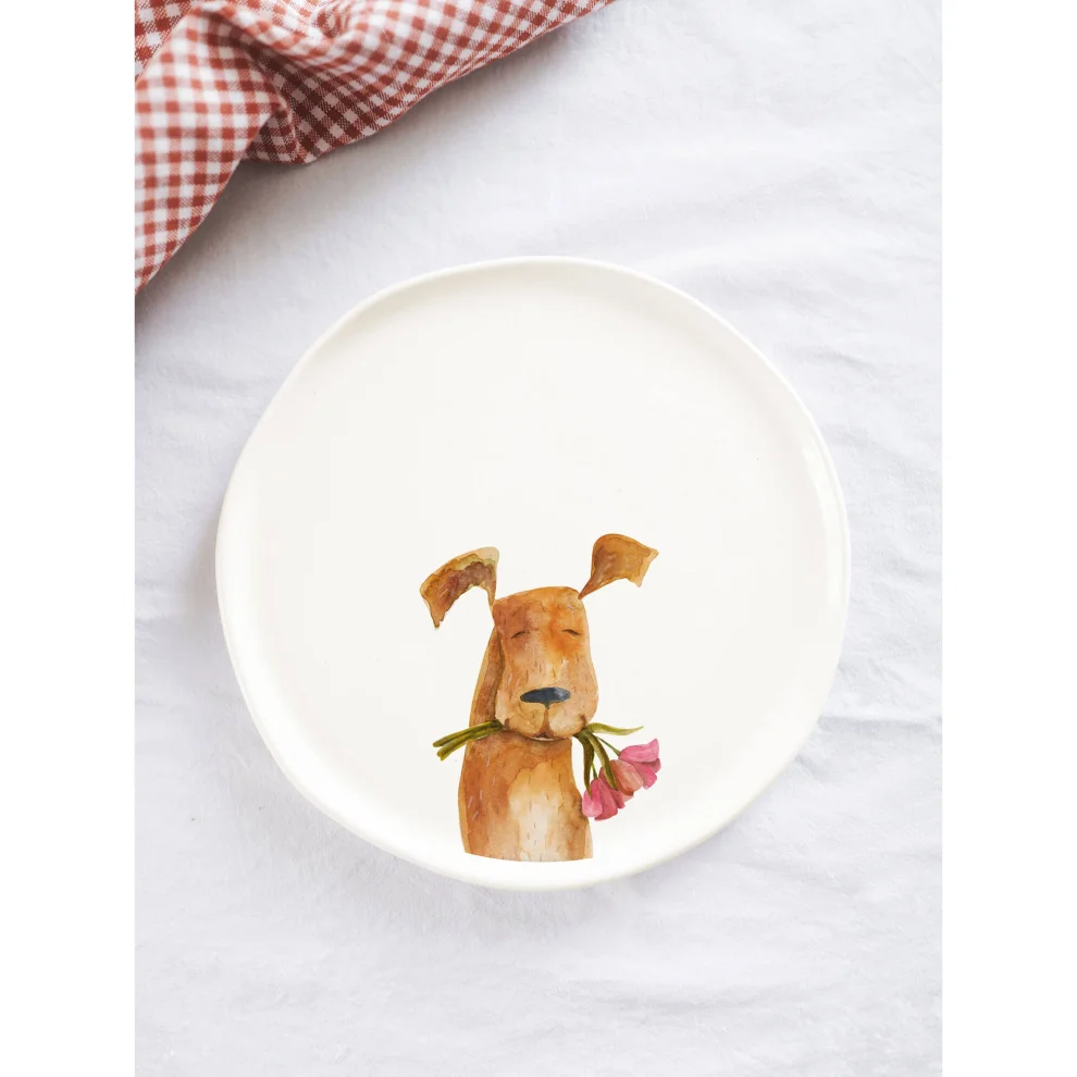 Fusska Handmade Ceramics - Animal Plate - Vl