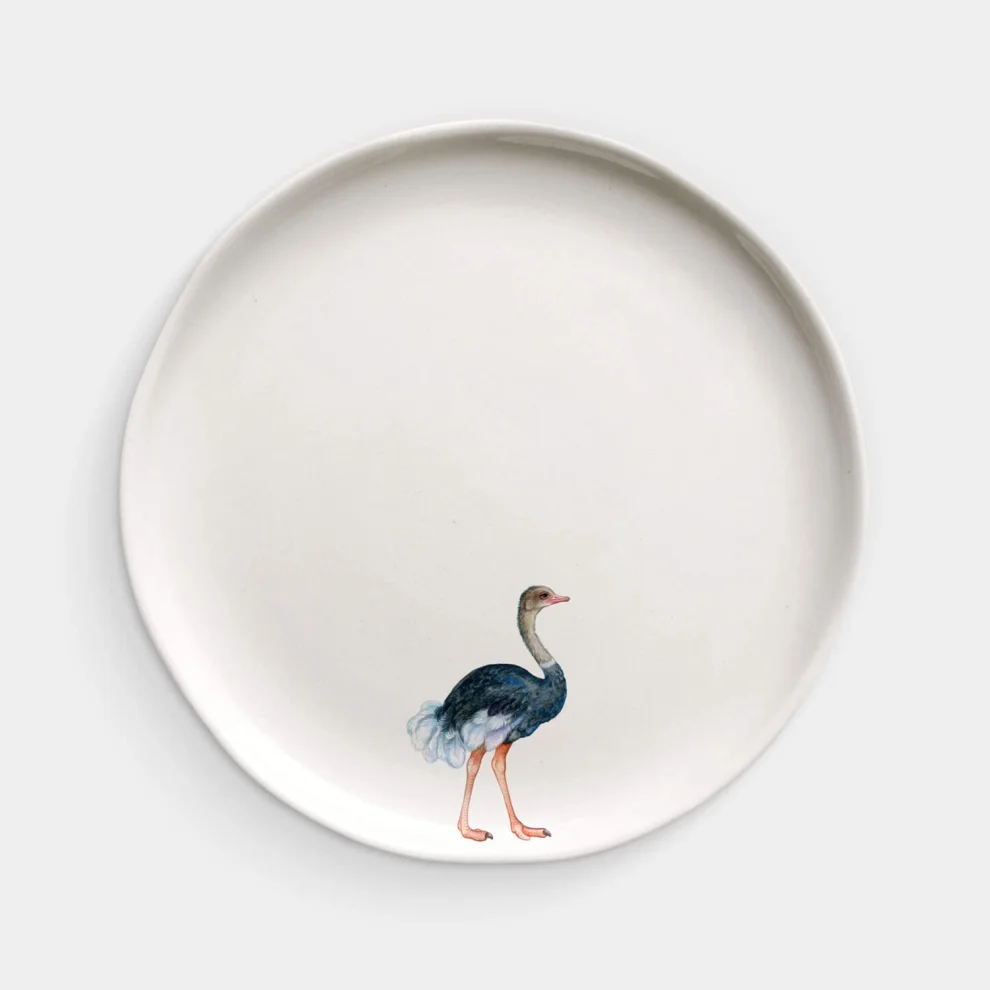 Fusska Handmade Ceramics - Animal Plate - Il