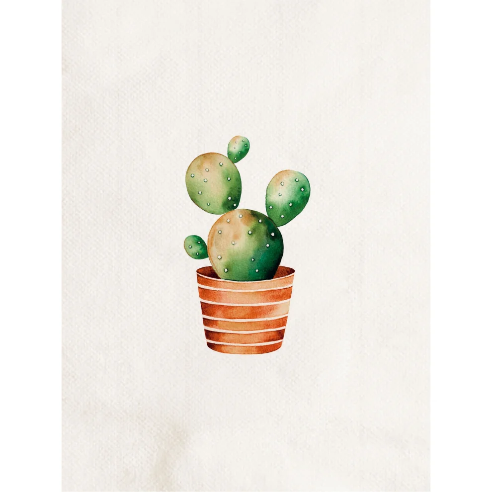 Fusska Handmade Ceramics - Cactus Plate - Vl