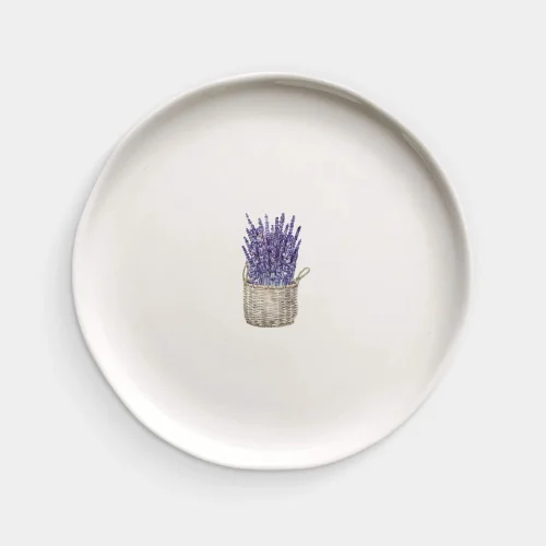 Fusska Handmade Ceramics - Lavender Plate -ıv