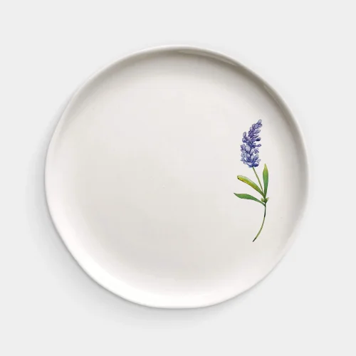 Fusska Handmade Ceramics - Lavender Plate - Vl