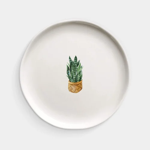 Fusska Handmade Ceramics - Leaf Plate -ıv