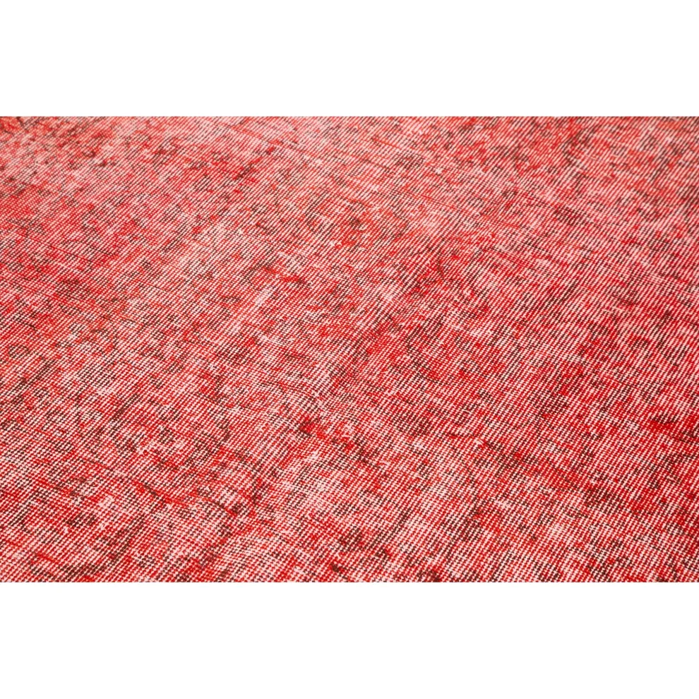 Rug N Carpet - Leslie Handmade Overdyed Vintage Rug