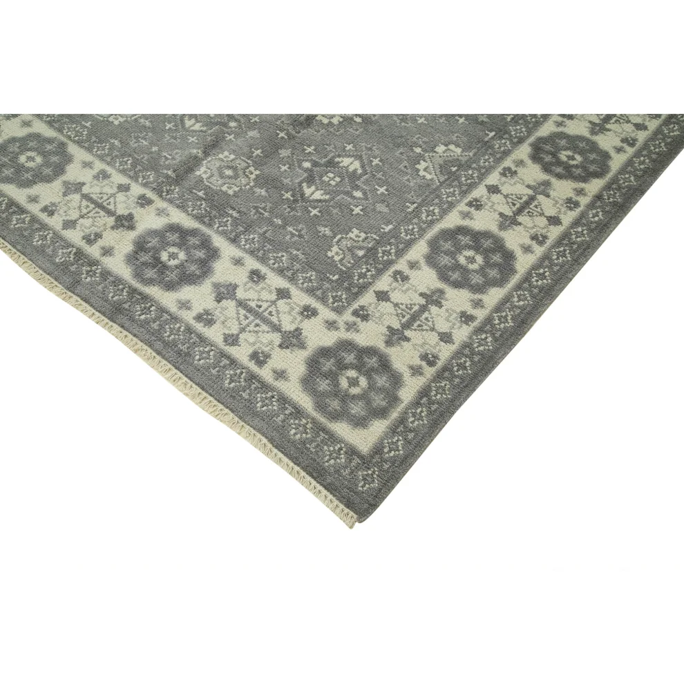 Rug N Carpet - Dora Handmade Oriental Oushak Rug
