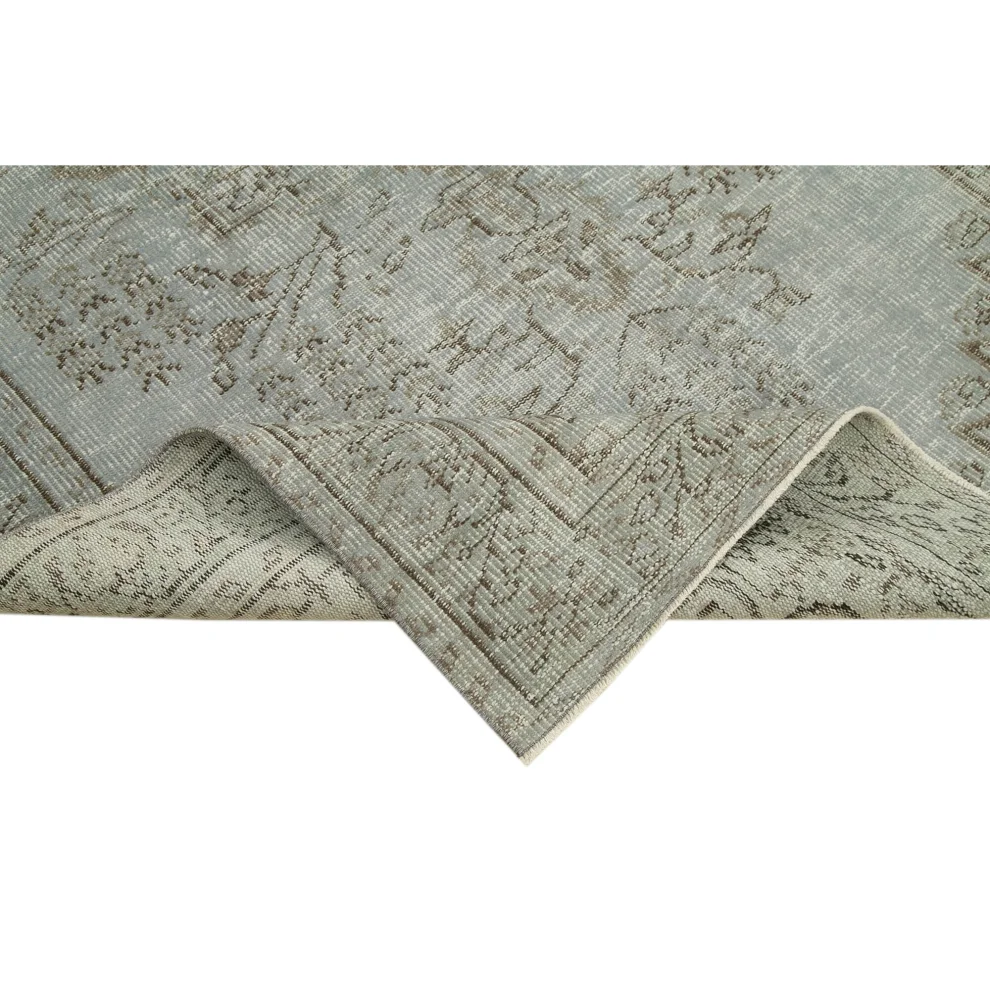 Rug N Carpet - Mindy Handmade Overdyed Vintage Rug