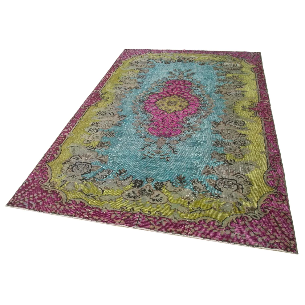 Rug N Carpet - Gertrude El Dokuma 3d Vintage Halı 170x 272cm