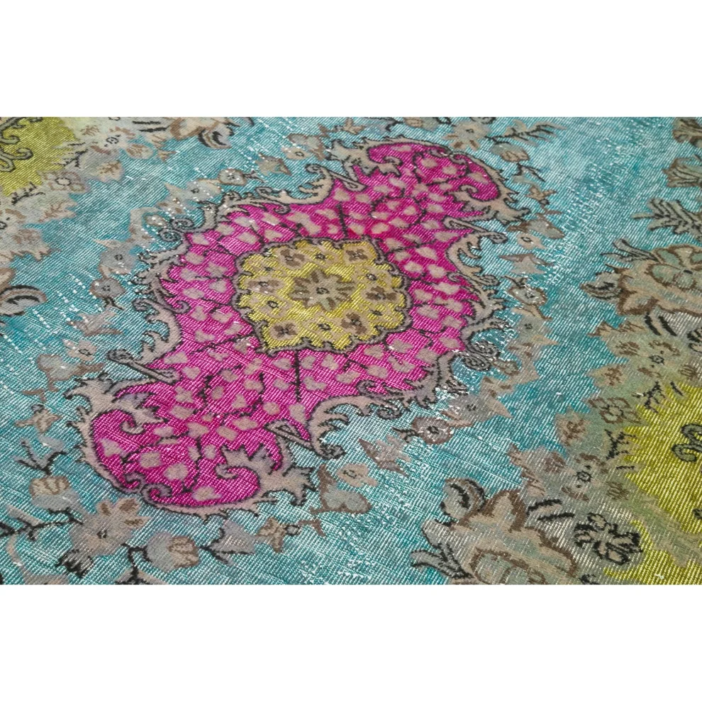 Rug N Carpet - Gertrude El Dokuma 3d Vintage Halı 170x 272cm