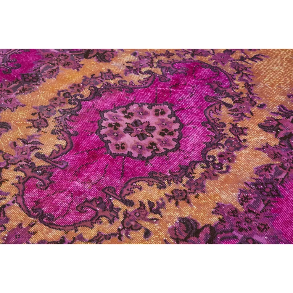 Rug N Carpet - Nichole El Dokuma 3d Vintage Halı 186x 296cm