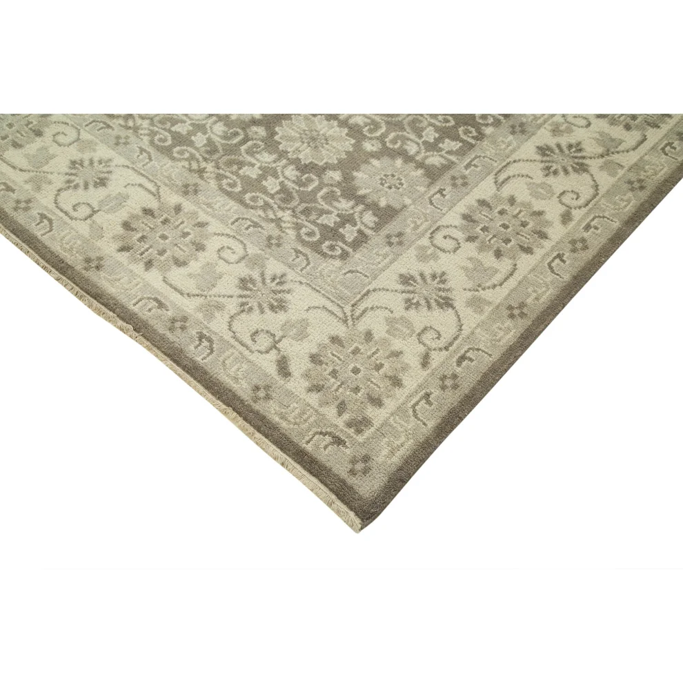 Rug N Carpet - Darlene Handmade Oriental Oushak Rug