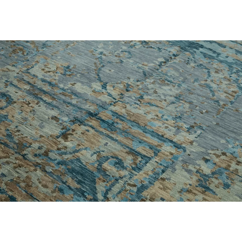 Rug N Carpet - Rosemarie Handmade Oriental Oushak Rug