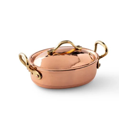 Bakır İstanbul - Nova Oval Copper Cover Mezelik