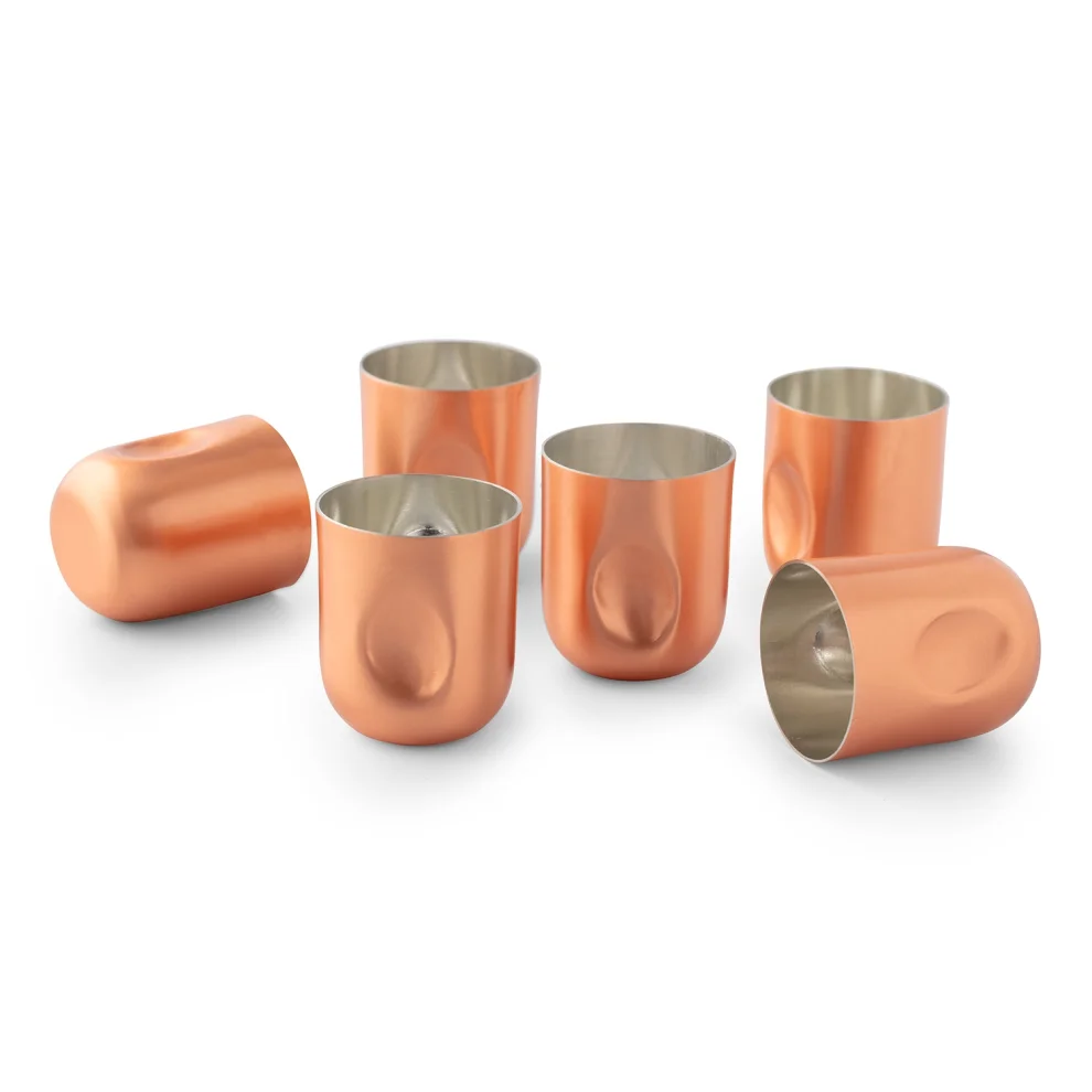 Bakır İstanbul - Tumy Copper Shot 6 Piece Set