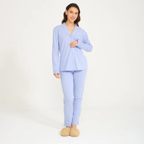 Miespiga - Shirt Pants Pajamas Set