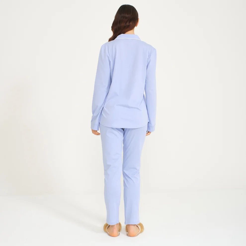 Miespiga - Shirt Pants Pajamas Set