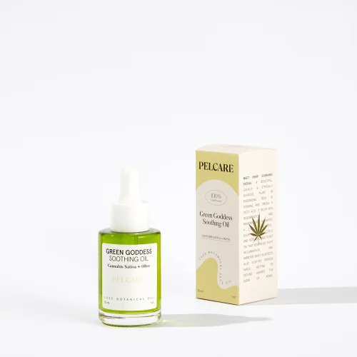 Pelcare Healthcare - Green Goddess Soothing Oil - Yatıştırıcı Yüz Yağı