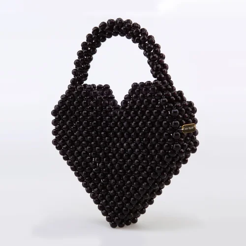 Ava Villain - Aphrodite Heart Beaded Bag