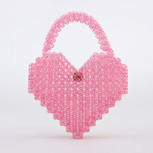 Ava Villain - Redone Heart Beaded Bag