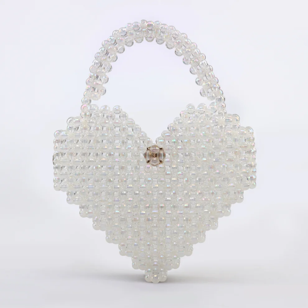 Ava Villain - Psyche Heart Beaded Bag