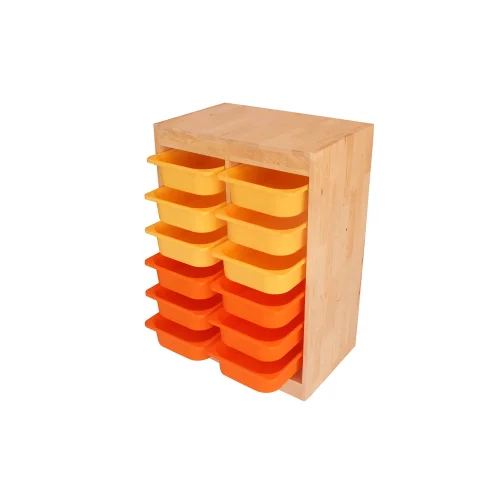 Woodnjoytoy - Vertical Toy Cabinet