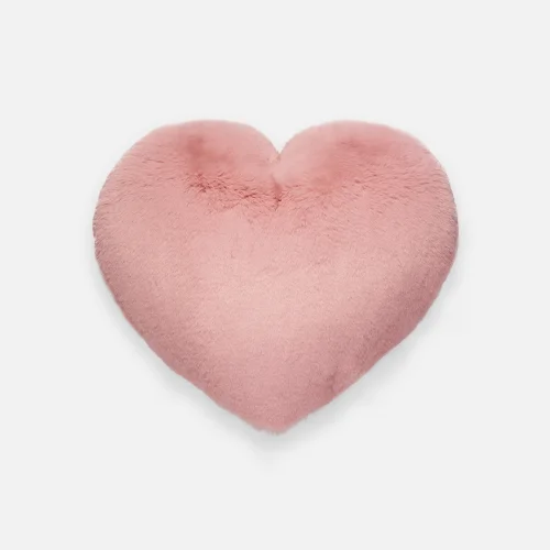 Ali Nuh Objects - Faux Fur Heart Pillow