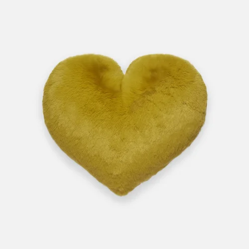 Ali Nuh Objects - Faux Fur Heart Pillow