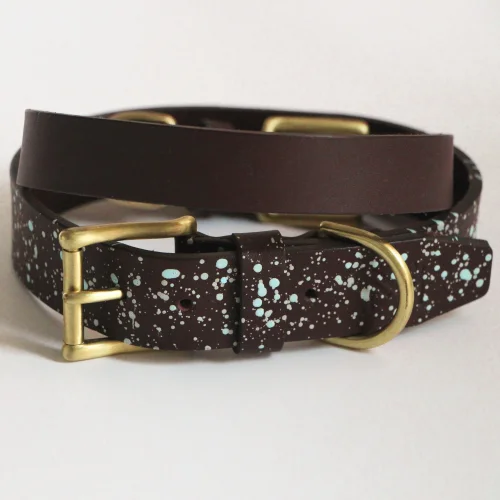 Mars and Mocha - Leather Collar