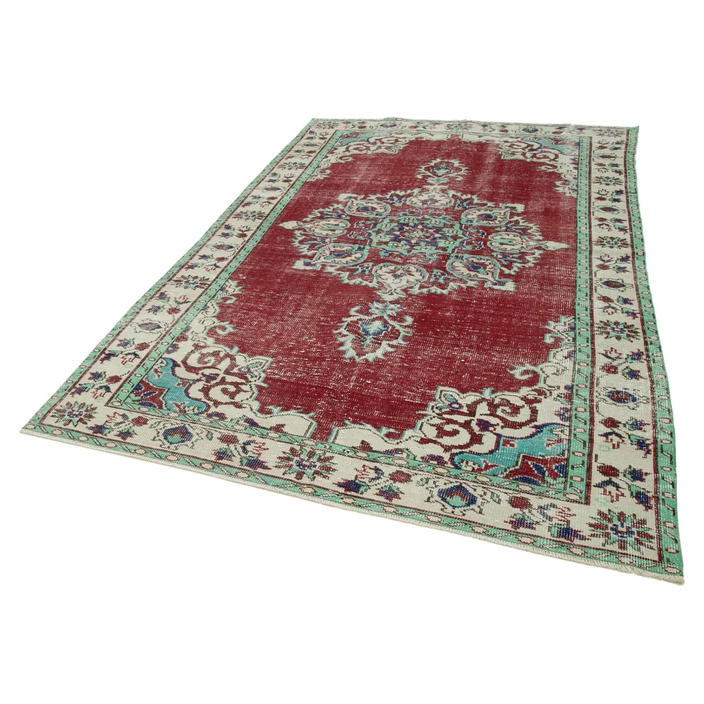 Rug N Carpet - Jamie El Dokuma Vintage Halı 190x 291cm
