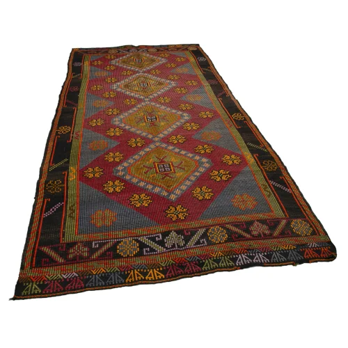 Rug N Carpet - Mildred El Dokuma Cicim Kilim 163x 325cm
