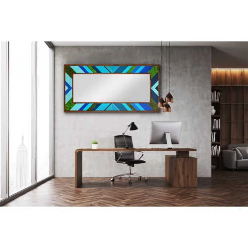 Arbe Design Studio - Mykonos Mirror | Wood Wall Mirror Art Handmade