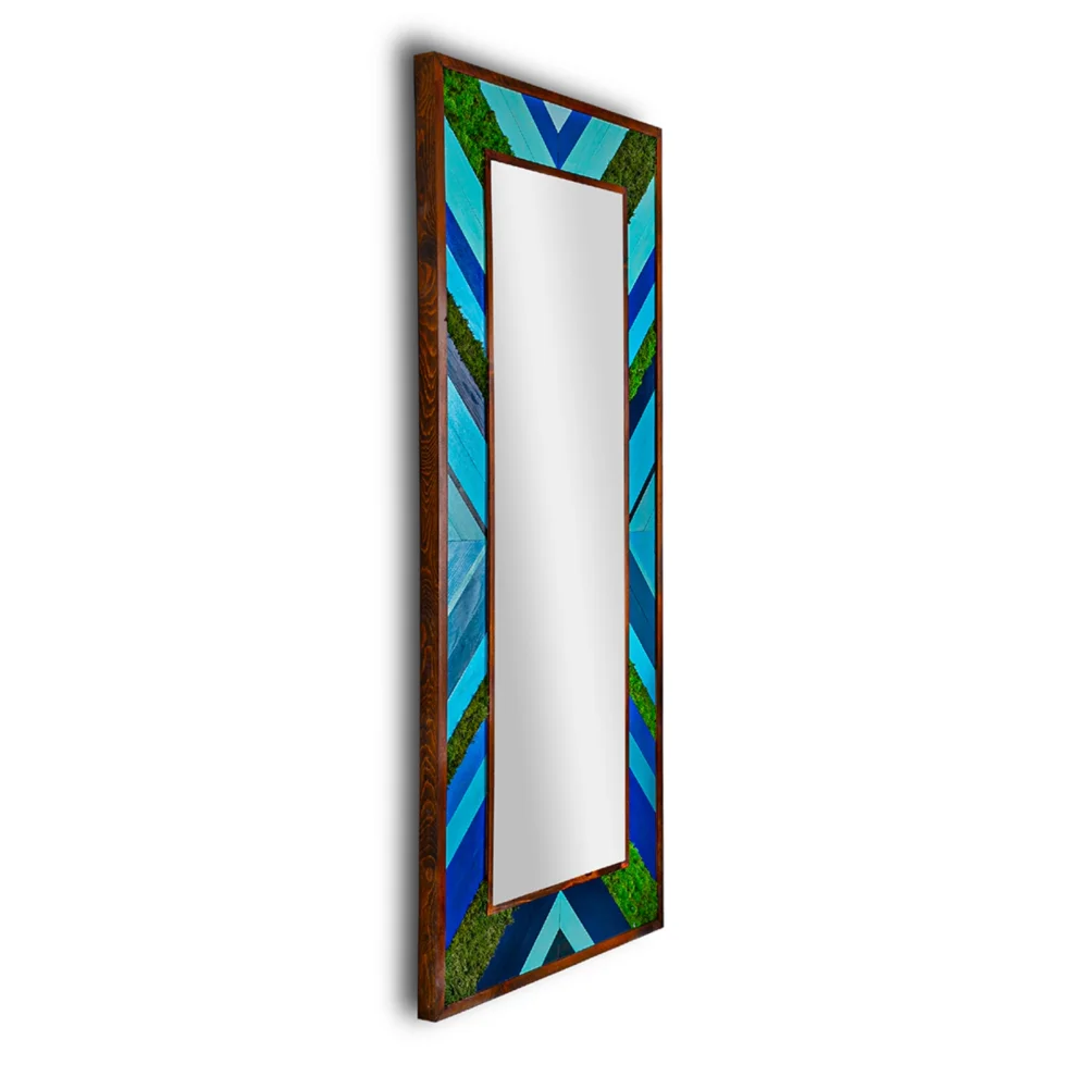 Arbe Design Studio - Mykonos Mirror | Wood Wall Mirror Art Handmade