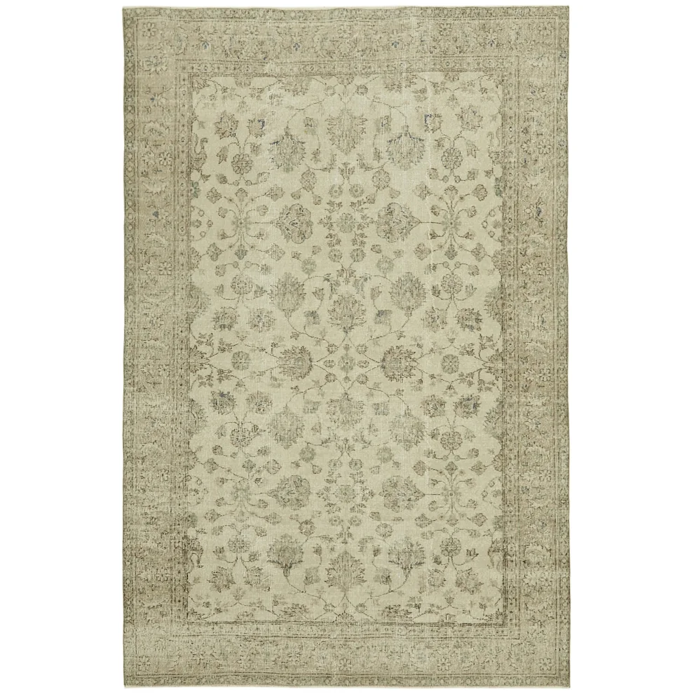 Ollie Hand Knotted Bohemian Rug 197x