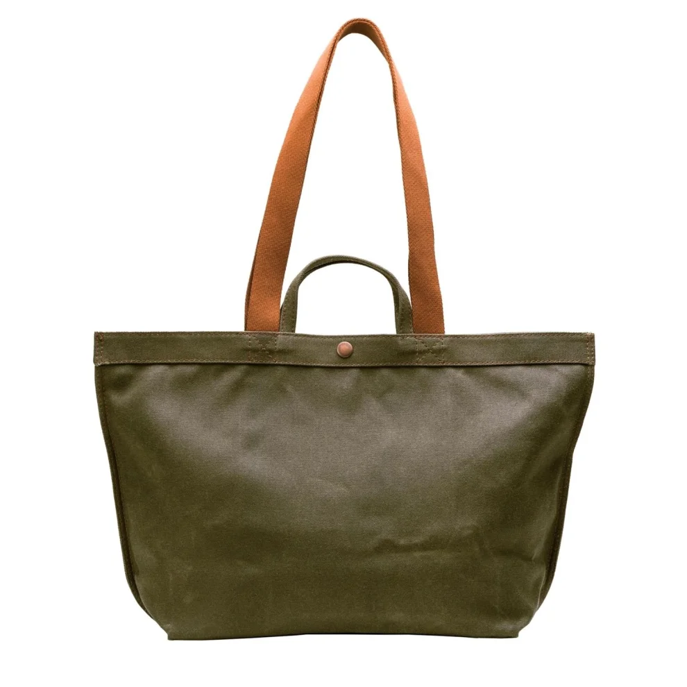 Çuval - No. 203 Medium Tote Moss (çift Taraflı)