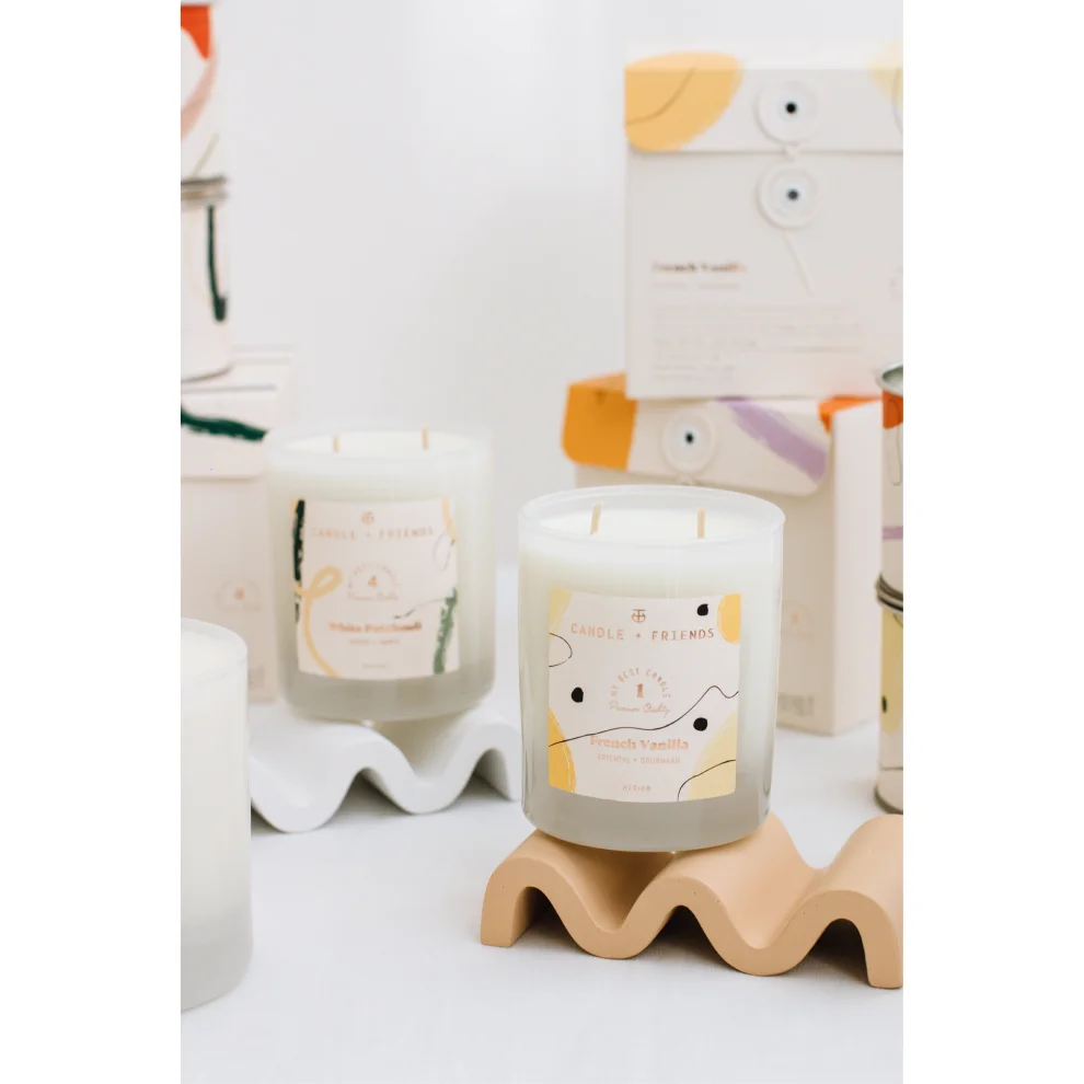 Candle and Friends - No.1 French Vanilla Triple Set