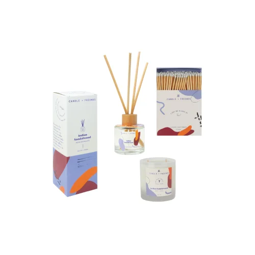 Candle and Friends - No.7 Indian Sandalwood Triple Set