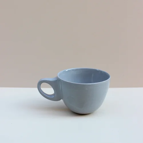 GA Ceramic - Oval Handle Mug